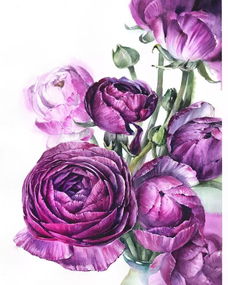 纸上绽放 水彩花卉与蔬菜的鲜活对话